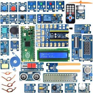 35개의 센서 모듈과 Pico GPIO 확장 보드가 포함된 라즈베리 파이 피코(포함)용 딥 얼티밋 키트, 40개의 레슨, MicroPython 프로젝트용