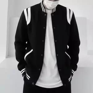 [하프클럽/셀럽하우스]스타디움 자켓 야구잠바 남자 배색 캐주얼 점퍼
