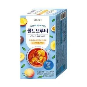 [셀러허브][담터] 담터 콜드브루티 복숭아 패션후르츠 홍차 20T x 2개 (S15237021)