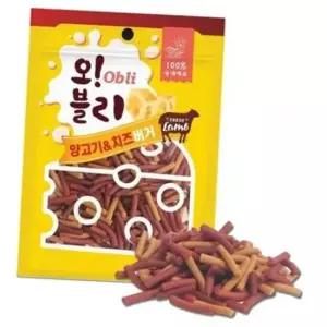 애견 양고기 치즈 버거 100g 80P 노즈워크 훈련 간식