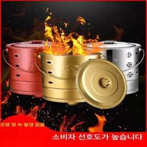 철제 스텐 소각로 사이즈 무연 시골 농사 중형 소각기 펜션 낙엽 난로