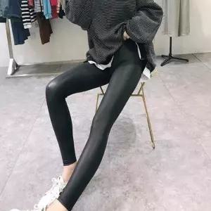 가죽레깅스 검정 쫄바지 블랙캣 긴바지 팬츠