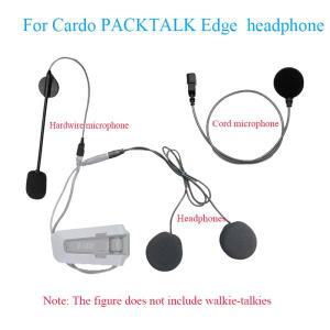 Cardo PACKTALK Edge 바이크 오토바이 블루투스 인터콤 헤드폰하드 와이어 마이크  코드세트
