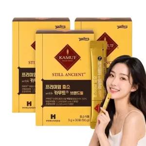 웰러스 프리미엄 카무트효소 역가수치 함유 높은 소화 발효 효소 90g x 3개