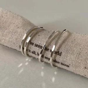 (925 Silver) Slim line ring B 74 쥬얼리 액세서리 반지 은반지
