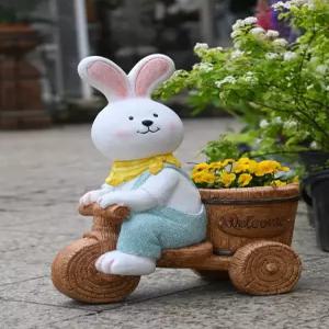 동물 가족 화분 카페 식물 조형물 야외 다육 팬션 정원