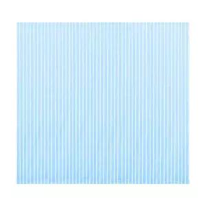 테클라 PPD-IBS(240x220cm) 퍼케일 더블 듀벳 아일랜드 블루 스트라이프 이불커버