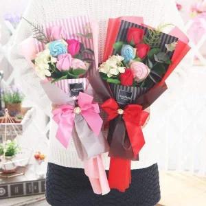사탕부케 졸업식 꽃다발 수국 캔디 꽃다발 재롱잔치 선물