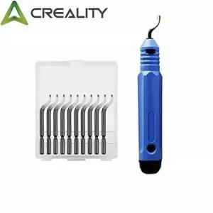 3D 프린터 트리밍 나이프 스크레이퍼 PLA PETG 재료 필라멘트 모델 장치 10pcs 디버링 블레이드가있는 도구