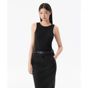 (국내매장정품) 무신사 스탠다드 MUSINSA STANDARD WOMAN 우먼즈 에센셜 브라 탱크탑 [블랙] MWETE6Z01-BK