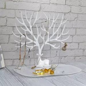 진열대 트레이 액세서리 거치대 반지 화이트 주얼리-WFOOM7Z