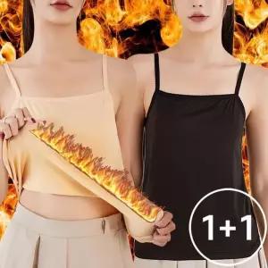 [로즈엘리][1 1] 피치기모 발열 소프트 끈나시 겨울 내복