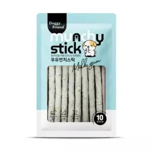 강아지 영양식 우유먼스틱 10p 우유껌 음식 푸드