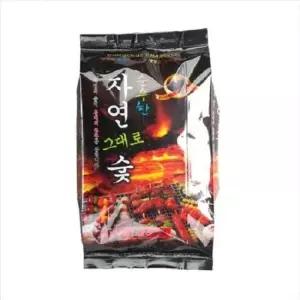 지피니 순수 참숯 700g + 착화제 포함 숯 참숯 바베큐숯