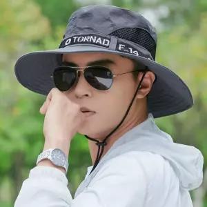 메쉬 남성 여름철 햇빛 타단 아웃도어 사파리 모자
