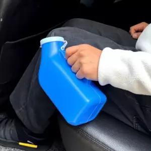 휴대용 남자 소변통 1.2L 블루