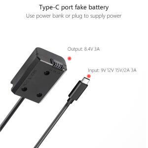AC-PW20 USB-C 어댑터 NP-FW50 더미 배터리 소니 호환 알파 ZV-E10 A6000 A7 A7II