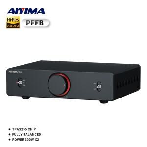 AIYIMA A20 PFFB 파워 앰프 TPA3255 하이파이 300W X2 스테레오 XLR/RCA 완전 밸런스드 입력 HP 호환F 하이