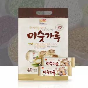 로륄 미숫가루 아침대용 흑임자 서리태 귀리 미숫가루 스틱 26gx40봉