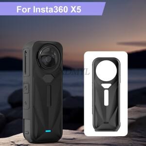 Insta360 X5 용 실리콘 케이스 스포츠 카메라 액세서리 스크래치 방지 바디 보호 커버