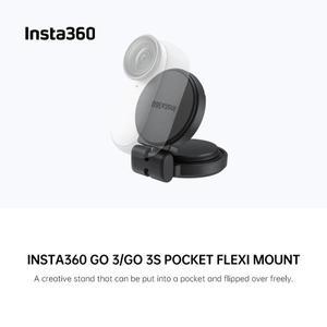인스타360 GO 3S 포켓 플렉시 마운트 마그네틱 스티키 베이스 360도 회전 볼 헤드 인스타 3   액세서리
