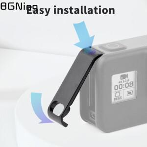 Gopro Hero 8 블랙 카메라 배터리 보호 케이스용 BGNing ABS 충전식 사이드 커버