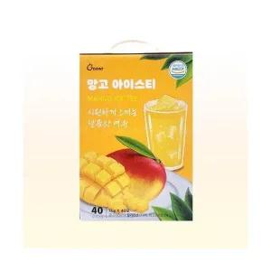 [셀러허브][지노] 지노CT 망고 아이스티 40T 1개입 (S33843702)