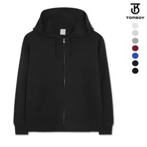 [탑보이][탑보이] 빅사이즈 남녀공용 헤비 쭈리 후드집업 (TS039)