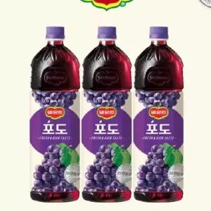 [셀러허브]롯데 델몬트 오리지널포도 1.5L x 12펫 무배 (S9142622)