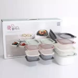 로륄 위생검증 밀폐용기 전자렌지 반찬통 12개 혼합 1세트