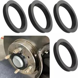 이리니딕 4 PCS 자동차 휠 허브 센터 링 73.1mm-60.1mm 플라스틱 감속기 어댑터 진동 수정 액세서리 제거를