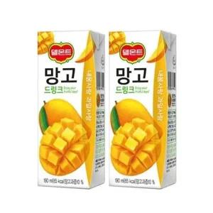 [셀러허브]롯데 델몬트 망고 드링크팩 190ml x 48 무배 (S9142731)