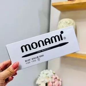 (ABM도매콜) 모나미 플러스펜 수성펜 검정12p