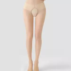 로륄 번거롭지 않은 여성 트임 팬티스타킹 레깅스