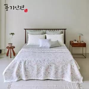 풍기인견 페이즐리 피그먼트 침구세트 핑크SS
