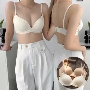 [로즈엘리]와이드밴딩 볼륨업 소프트 노와이어 브라