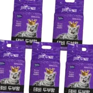 테비 두부왕 가는입자7L 베이비파우더X5개1박스
