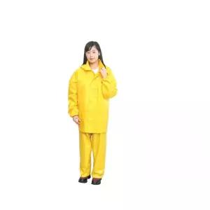 캠핑우의 낚시우의 다용도 투피스우의 FARM-100 황색M