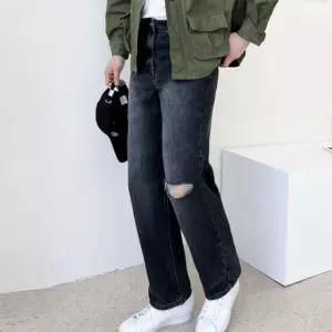 로륄 소심찢청 남자 청바지 빅사이즈 데님바지