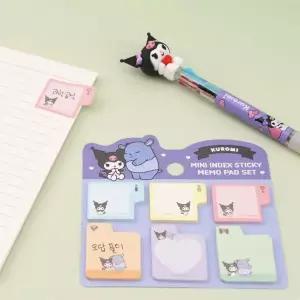 [하프클럽/]산리오미니인덱스점착메모세트쿠로미