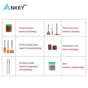 Dremel Complete Kit 디스크 그라인더 125mm 목공 도구 조각 헤드 샌드페이퍼 연마 붙여 넣기 액세서리