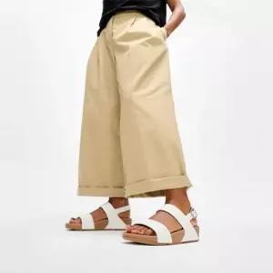 fitflop 여성 루루 레더 백 스트랩 샌들 - 어반 화이트 FT64K2S111