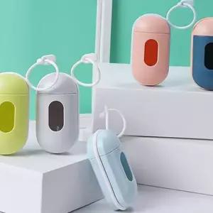 반려동물 배변봉투케이스세트 5색상 리필 야외