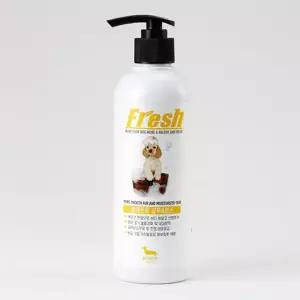 도그죤 후레쉬 화이트용 강아지 샴푸+린스 400ml