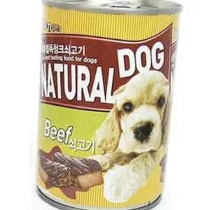강아지 소고기캔 400g 습식 소프트 영양 간식 사료