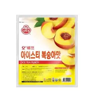 [셀러허브]오뚜기 오쉐프 아이스티복숭아맛 1kg 2입 (S28519286)