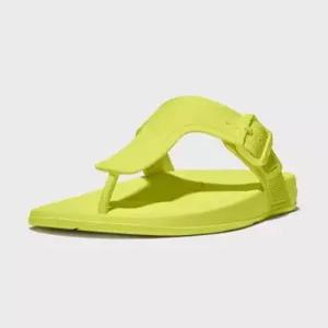 fitflop 아이쿠션 버클 쪼리 Electric Yellow