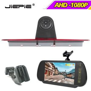 AHD 1080P 3 번째 브레이크 라이트 백업 OEM 윈드스크린 장착 후방 후진 카메라 키트, 메르세데스 스프린터