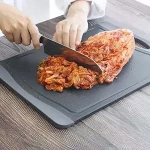 손잡이 마블도마 대 ND-006 넘침방지홈 도마 시트도마