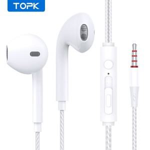 TOPK F20 3.5mm 인 이어 헤드폰 HiFi 사운드 품질 마이크 타입 C 잭  하이 퀄리티 헤드셋 스포츠